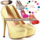 1pair accept Latest design stiletto very high 14cm ladies high heel fancy women platform shoes